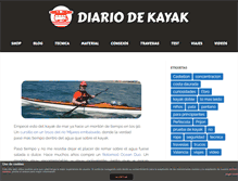 Tablet Screenshot of diariodekayak.es